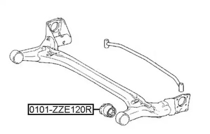 Подвеска ASVA 0101-ZZE120R