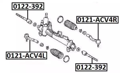 Шарнир ASVA 0121-ACV4R