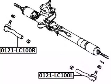 Шарнир ASVA 0121-LC100R