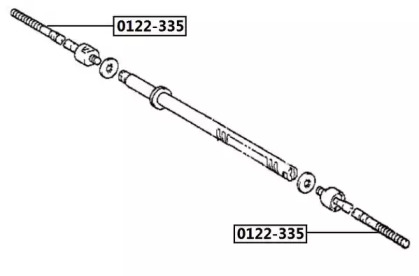 Шарнир ASVA 0122-335