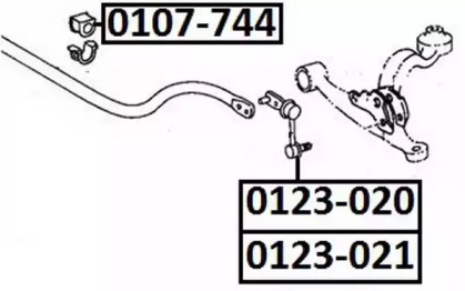 Стойка ASVA 0123-021