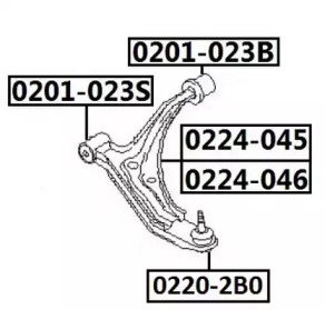 Подвеска ASVA 0201-023B