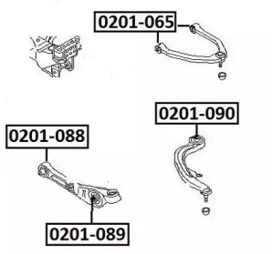 Подвеска ASVA 0201-088