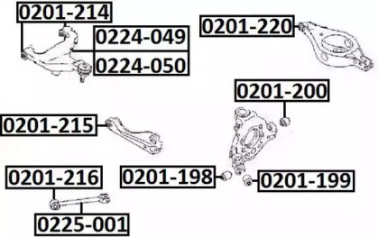 Подвеска ASVA 0201-216