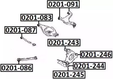 Подвеска ASVA 0201-246