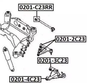 Подвеска ASVA 0201-3C23