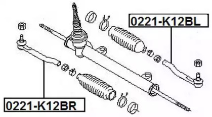 Шарнир ASVA 0221-K12BR