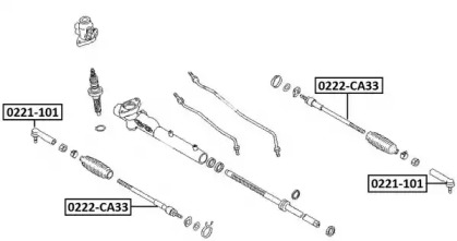 Шарнир ASVA 0222-CA33