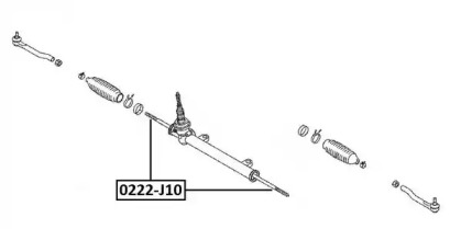 Шарнир ASVA 0222-J10