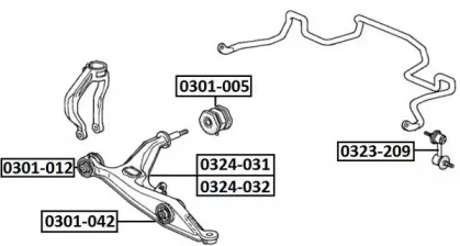 Подвеска ASVA 0301-005