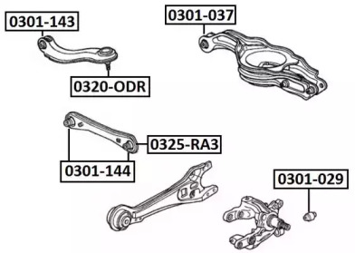 Подвеска ASVA 0301-037