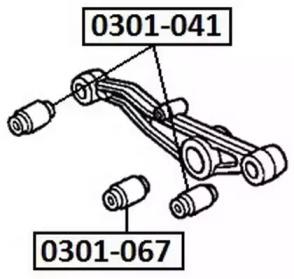 Подвеска ASVA 0301-067