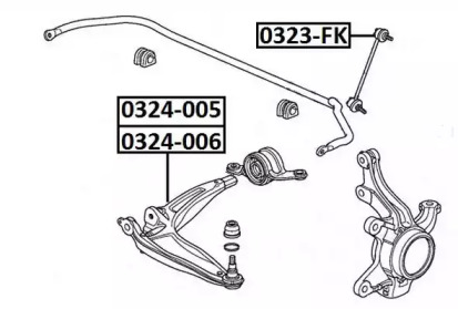 Стойка ASVA 0323-FK