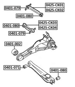 Подвеска ASVA 0401-002