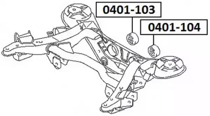 Подвеска ASVA 0401-103