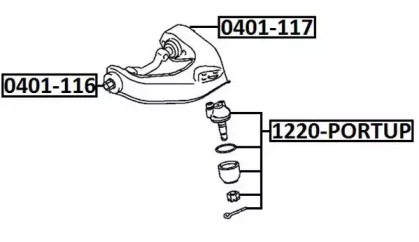 Подвеска ASVA 0401-117