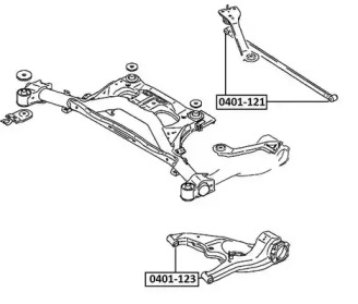 Подвеска ASVA 0401-121