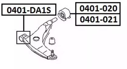 Подвеска ASVA 0401-DA1S