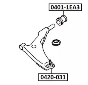 Шарнир ASVA 0420-031