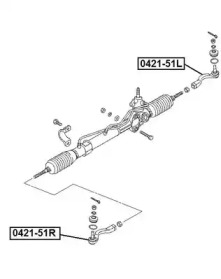 Шарнир ASVA 0421-51L