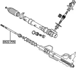 Шарнир ASVA 0422-PIN