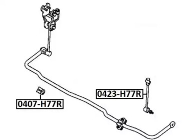 Стойка ASVA 0423-H77R