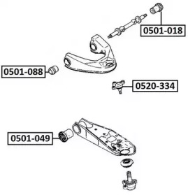 Подвеска ASVA 0501-088