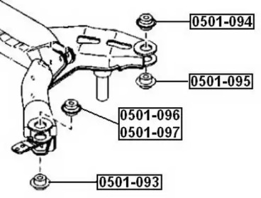 Подвеска ASVA 0501-093