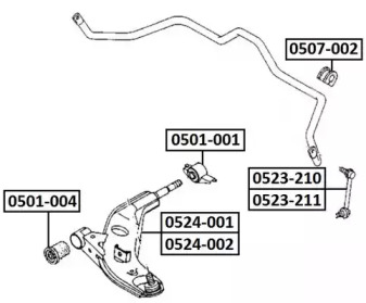 Стойка ASVA 0523-211