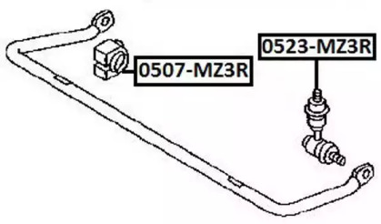 Стойка ASVA 0523-MZ3R