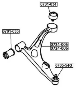 Подвеска ASVA 0701-034