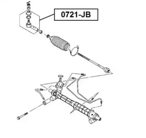 Шарнир ASVA 0721-JB