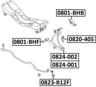 Подвеска ASVA 0801-BHB