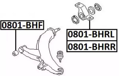 Подвеска ASVA 0801-BHF