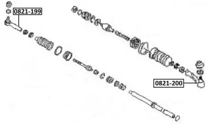 Шарнир ASVA 0821-199