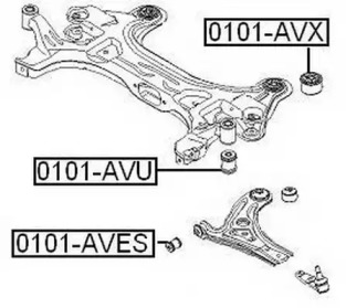 Подвеска ASVA 1101-AVU