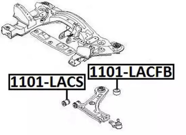 Подвеска ASVA 1101-LACFB