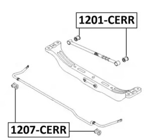 Подвеска ASVA 1201-CERR