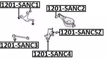 Подвеска ASVA 1201-SANC2