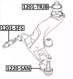 Подвеска ASVA 1201-TRBJ