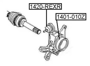 Подвеска ASVA 1401-010Z