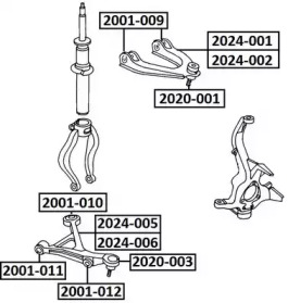 Подвеска ASVA 2001-010