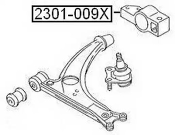 Подвеска ASVA 2301-009X