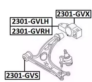 Подвеска ASVA 2301-GVX