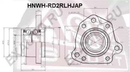 Ступица колеса ASVA HNWH-RD2RLHJAP