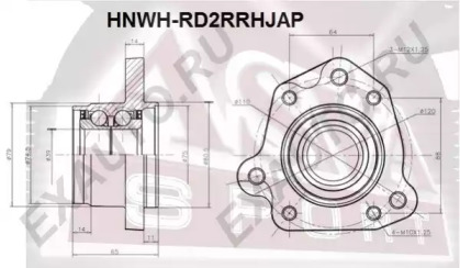 Ступица колеса ASVA HNWH-RD2RRHJAP