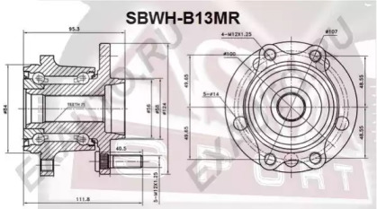 Ступица колеса ASVA SBWH-B13MR