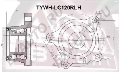 Ступица колеса ASVA TYWH-LC120RLH