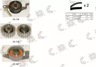 Ременный комплект AUTOKIT 04.5010S