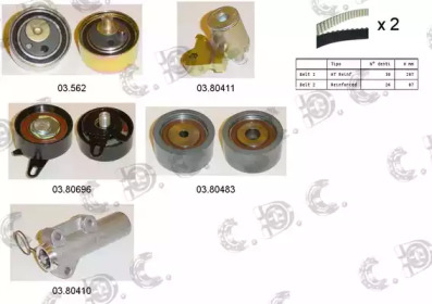 Ременный комплект AUTOKIT 04.5266C